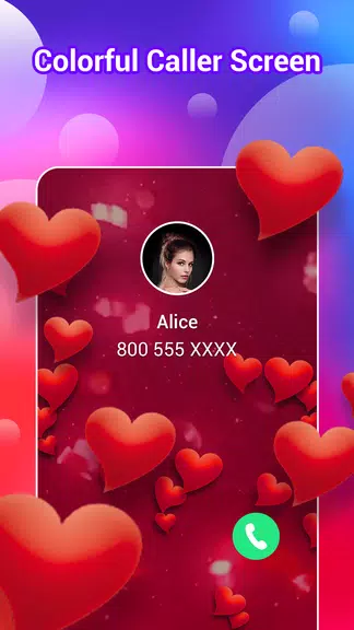 Schermata Color Call Screen - Call flash 1