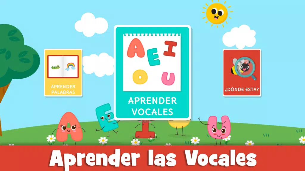 Vowels for children 3 5 years Screenshot 0