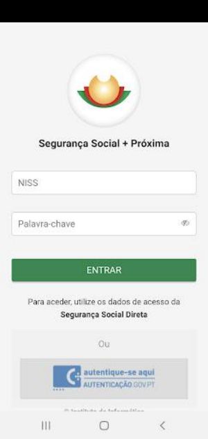 Segurança Social Captura de tela 0