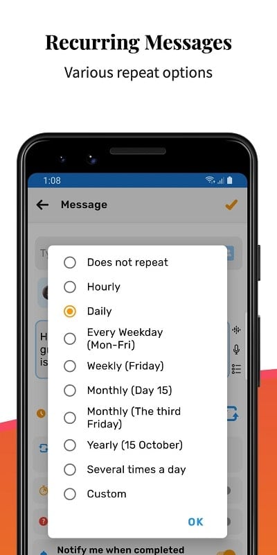 Auto Text: Automatic Message स्क्रीनशॉट 2