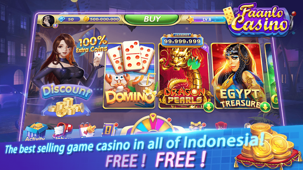 Faanlo Casino - 3D Domino Gaple Slots Online应用截图第0张