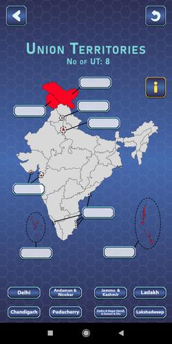 India Mapper-(India Map Game) Schermafbeelding 2