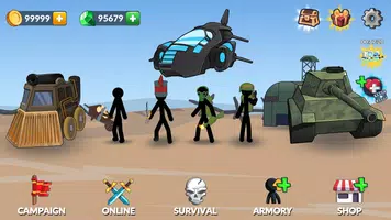 Age of Stickman Battle of Empires Tangkapan skrin 0