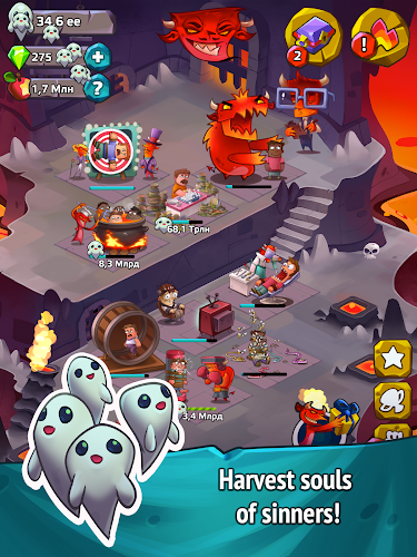 Idle Evil Clicker: Hell Tap應用截圖第1張