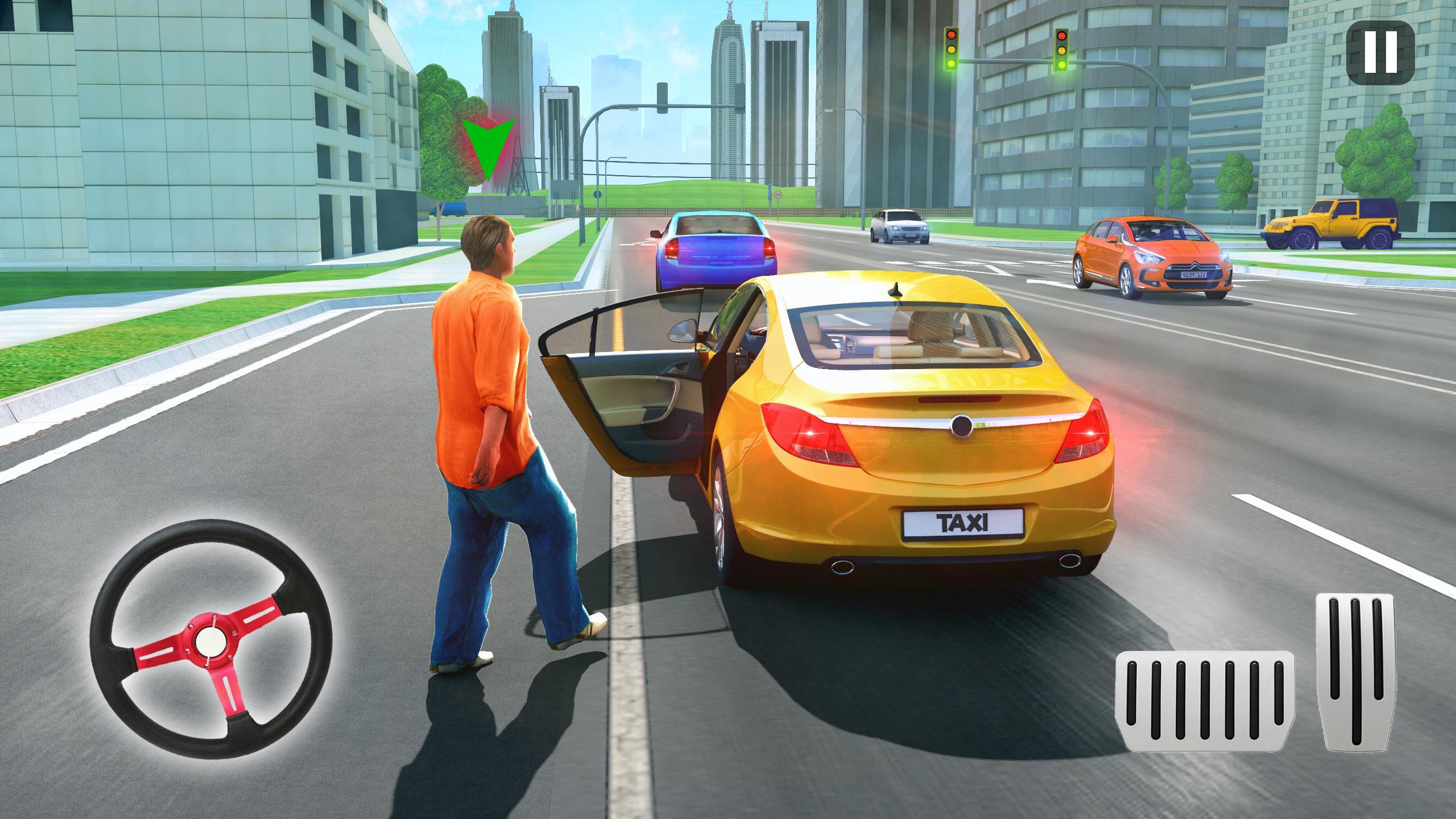 US City Taxi Games - Car Games Capture d'écran 1