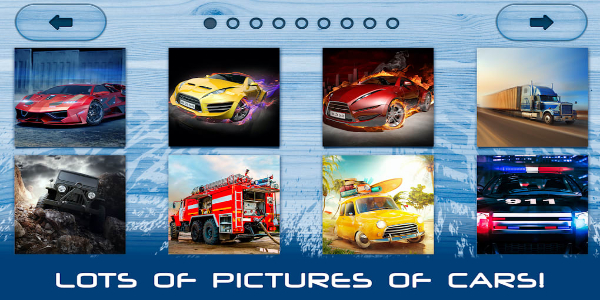 Cars Puzzles Game for boys Скриншот 0