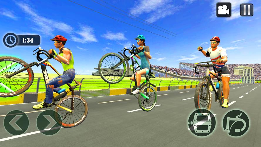 Cycle Race Game Cycle Stunt स्क्रीनशॉट 1