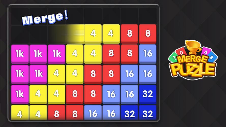 Merge Block - number games Captura de pantalla 2