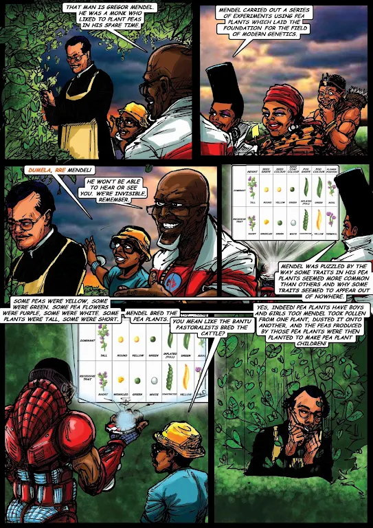 Botswana Baylor Comic Book Setswana Zrzut ekranu 0