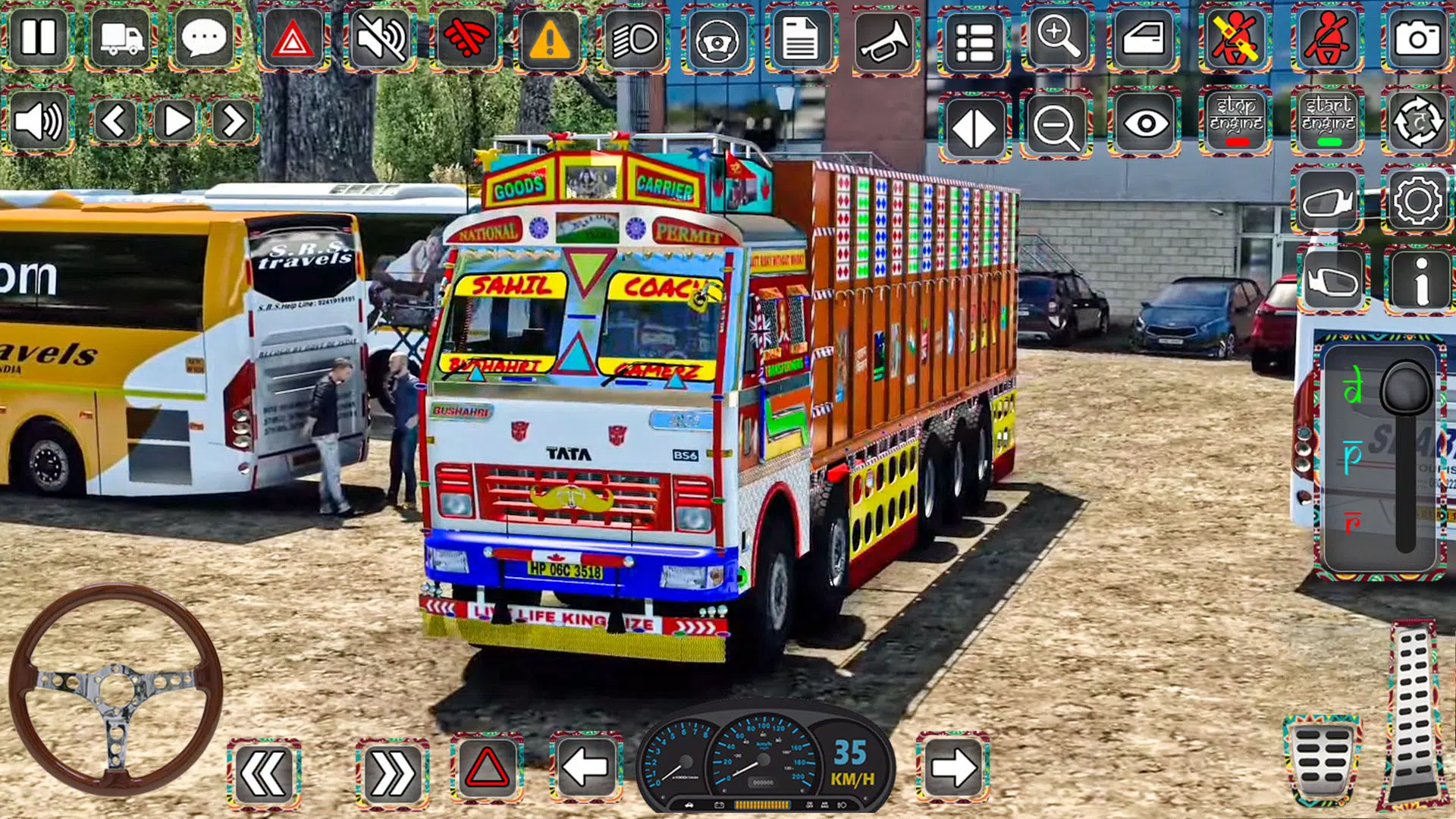 Indian Truck Driver Simulator ဖန်သားပြင်ဓာတ်ပုံ 0