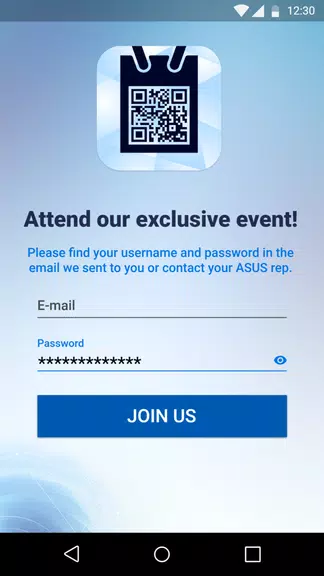 ASUS Invitation App Captura de tela 1