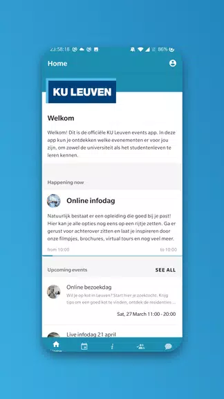 KU Leuven events Screenshot 0