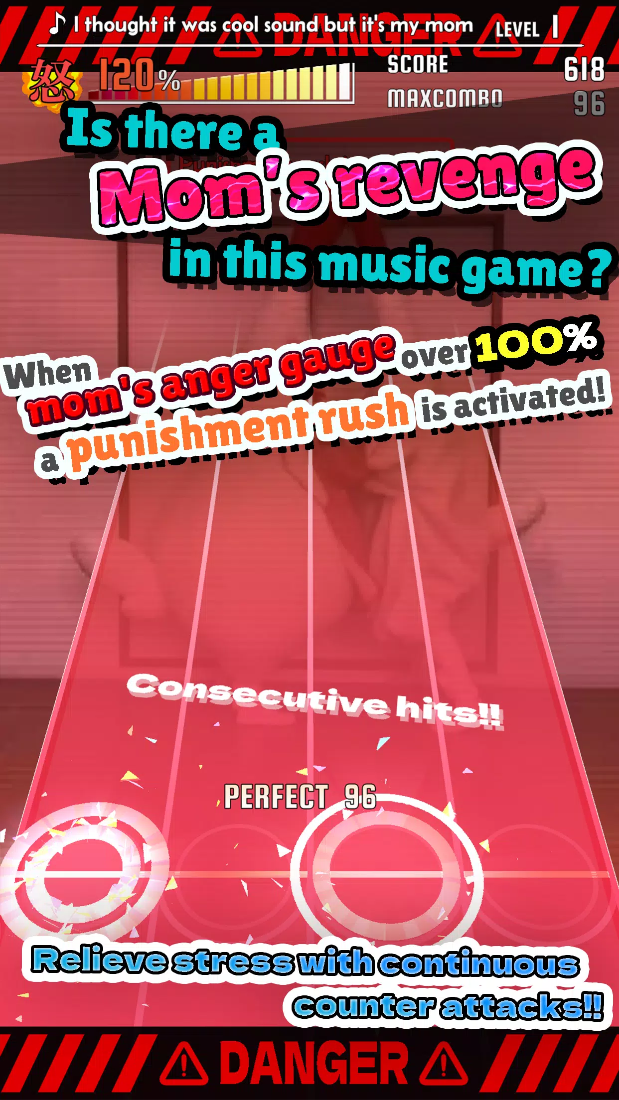 ChickenMom’s rhythm game Screenshot 1