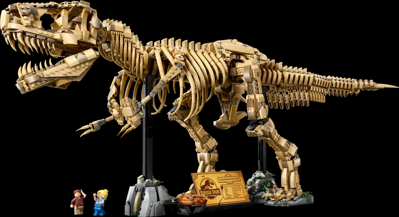 Lego zaprezentuje model skamielin T-Rex: najbardziej imponujący od 68 milionów lat
