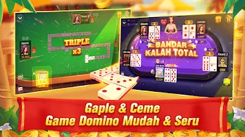 Domino QiuQiu 99 QQ Gaple Slot Capture d'écran 1