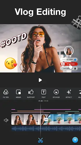 Vlog Éditeur de vidéos - VlogU Capture d'écran 0