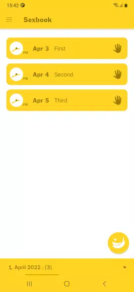 Sex Tracker Zrzut ekranu 1