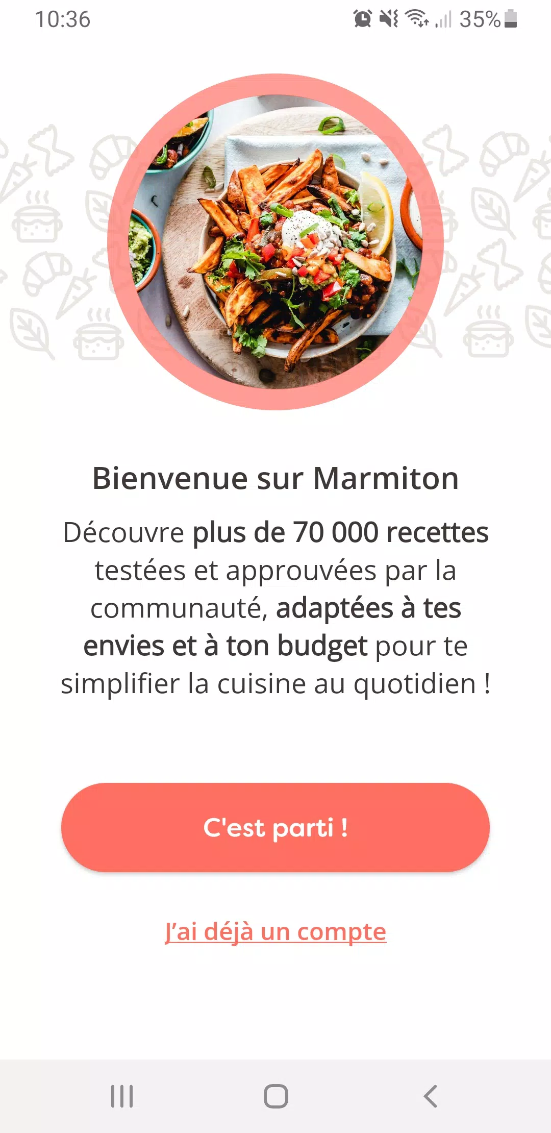 Marmiton, recettes de cuisine Zrzut ekranu 0