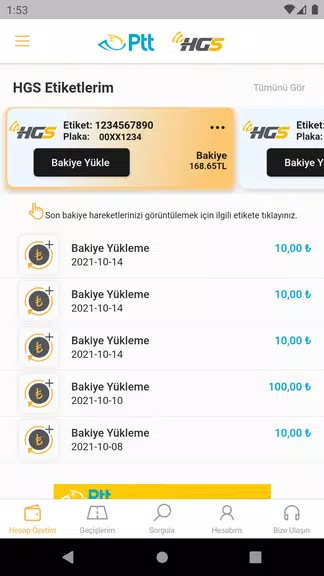 HGS - Hızlı Geçiş Sistemi Schermafbeelding 1