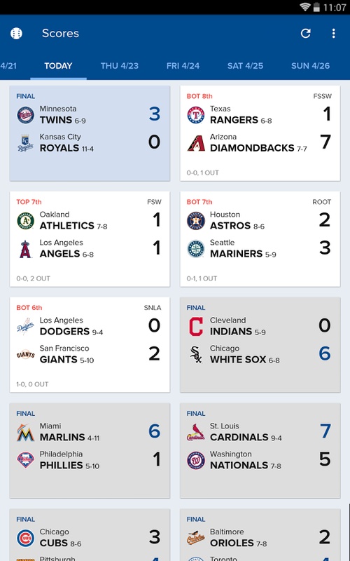 CBS Sports App: Scores & News Capture d'écran 0