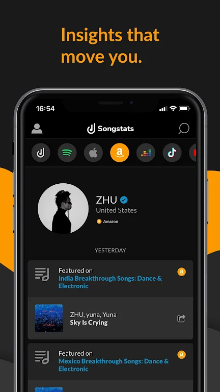 Songstats: Music Analytics 스크린샷 1