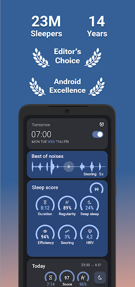 Sleep as Android: Smart alarm Mod ภาพหน้าจอ 0