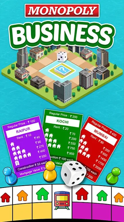 Vyapari Game : Business Dice Board Game Tangkapan skrin 0