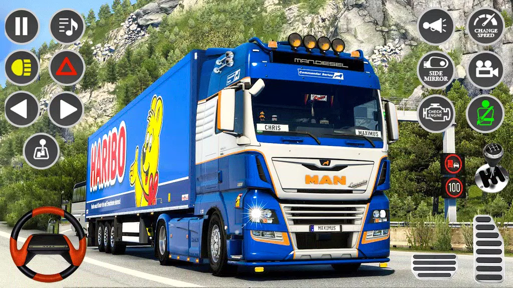 Real Truck Parking Truck Drive Tangkapan skrin 2