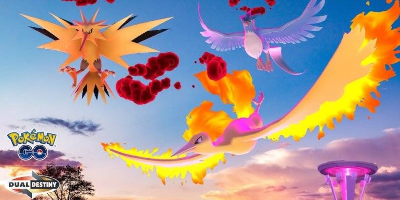 Dynamax articuno, Zapdos, Moltres는 <🎜 🎜>에 도착합니다