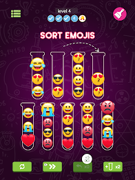 Emoji Sort: Sorting Games Captura de pantalla 0