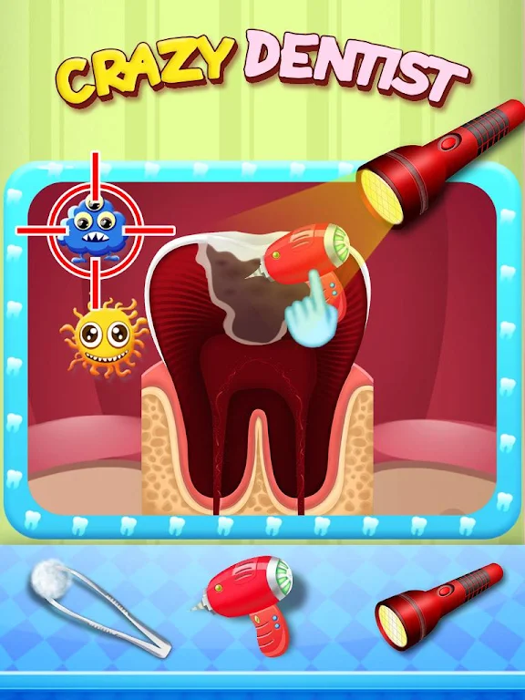 Mouth care doctor dentist game Captura de tela 0