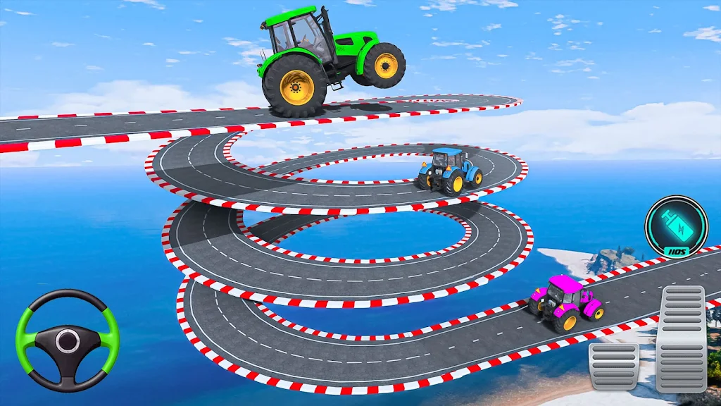 Mega Ramp Tractor Stunt Game Screenshot 2