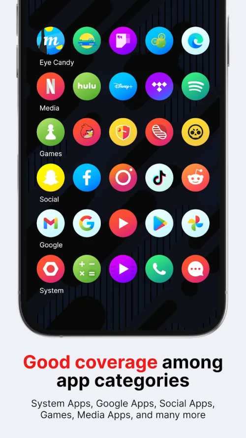 Hera Icon Pack: Circle Icons Schermafbeelding 3