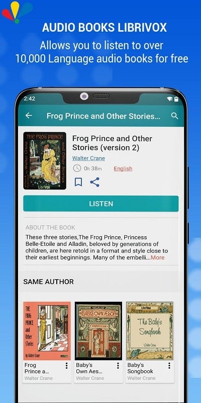 LibriVox: Audio bookshelf Скриншот 0