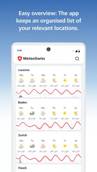 MeteoSwiss Скриншот 3