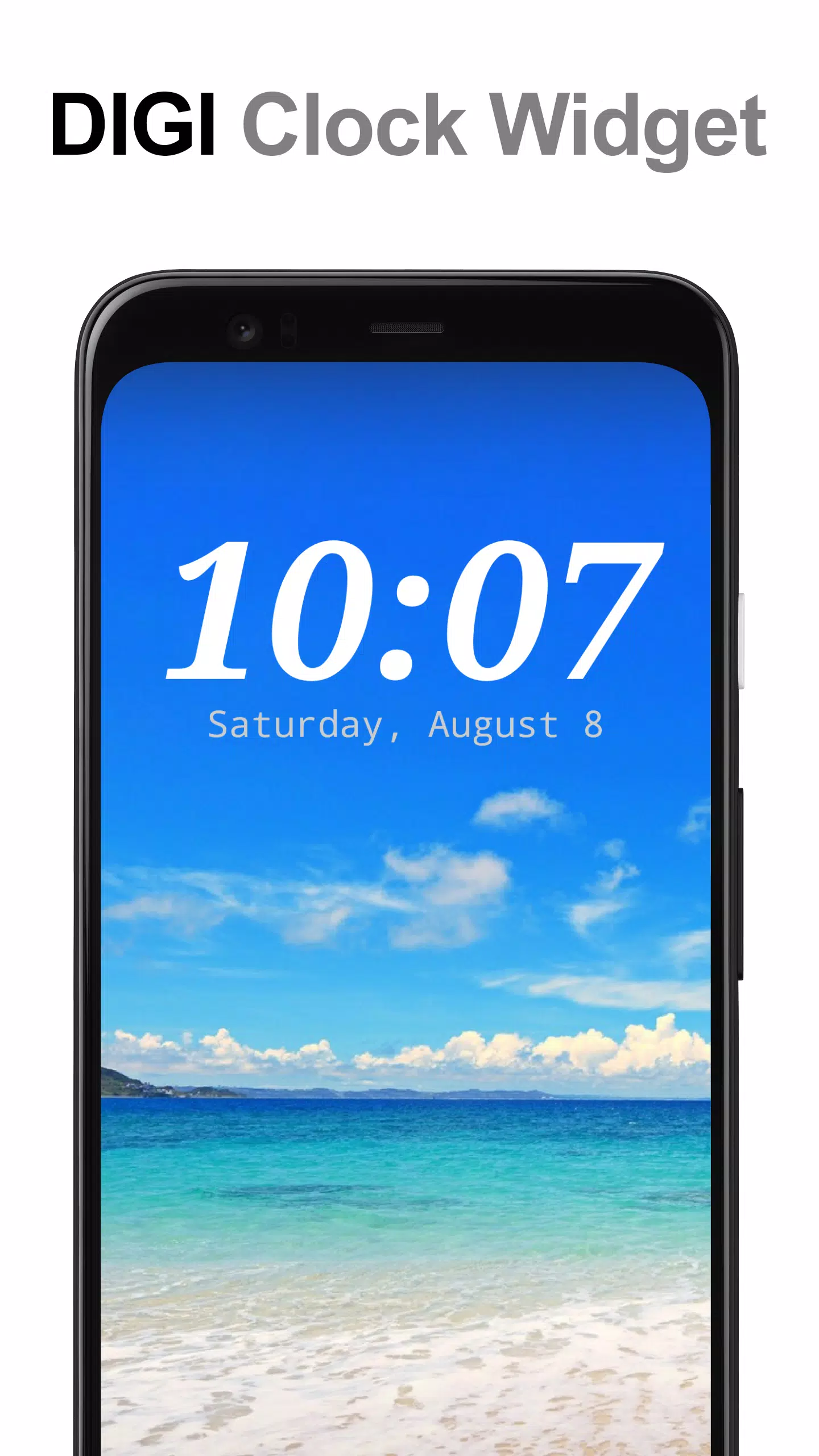 DIGI 時計ウィジェット スクリーンショット 0