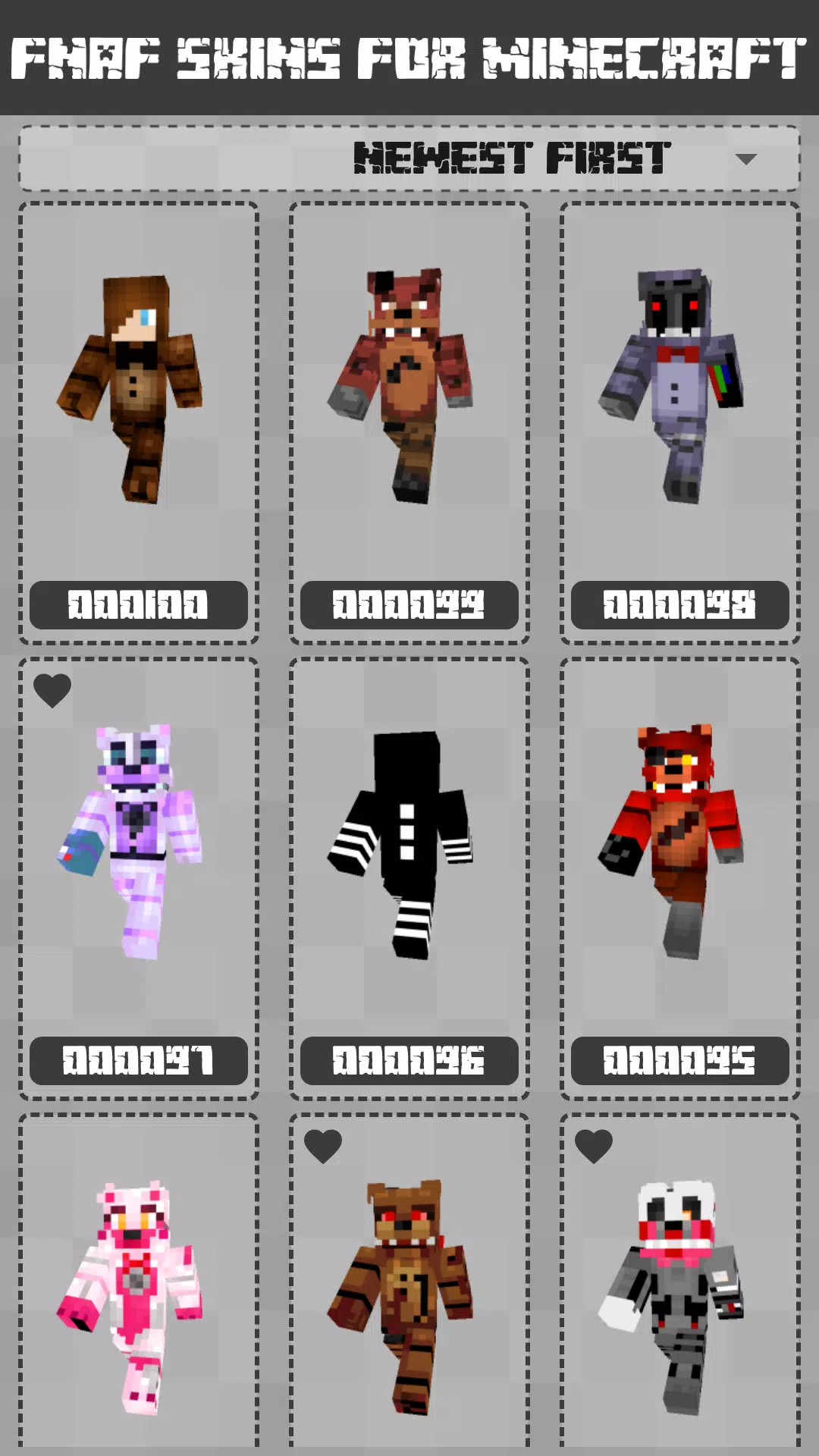 FNAF Skins for Minecraft PE应用截图第0张