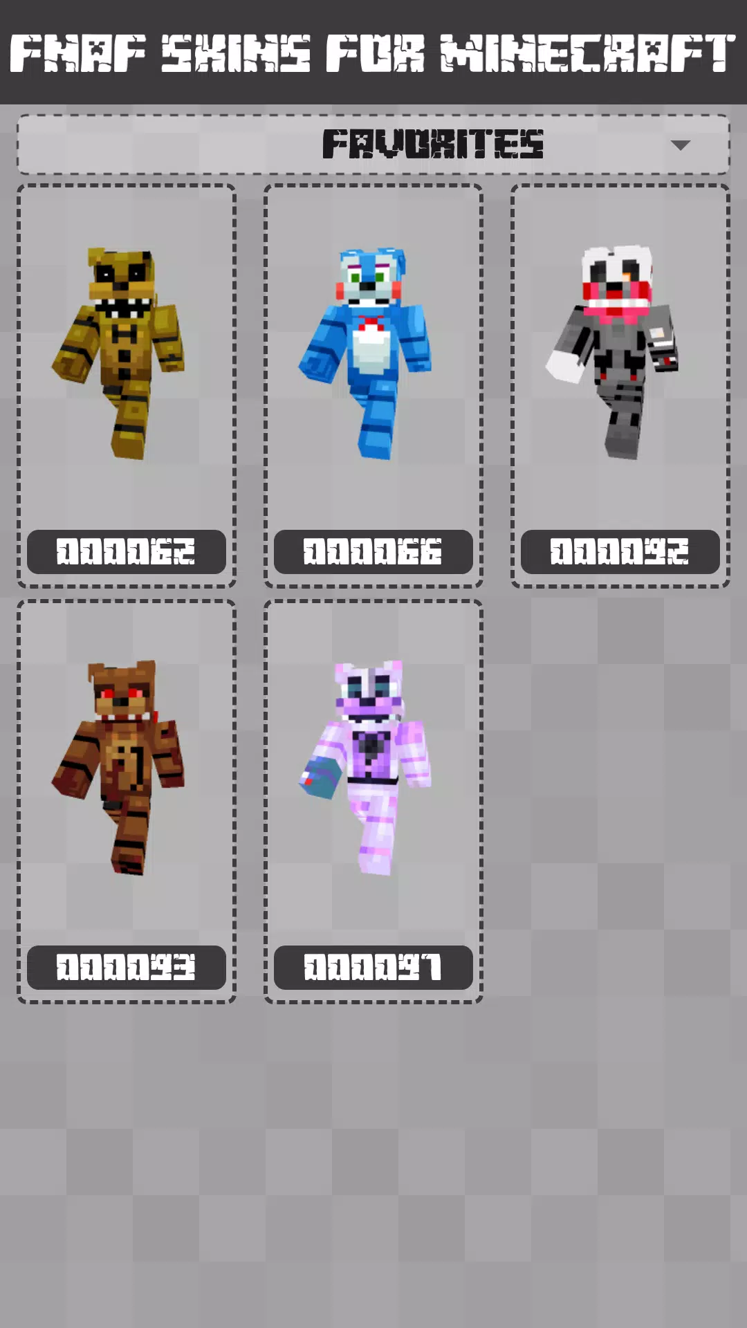 FNAF Skins for Minecraft PE应用截图第3张