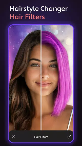 Cosmo Hair Editor, Face Filter Screenshot 0