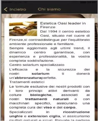 Oasi Estetica Firenze स्क्रीनशॉट 3