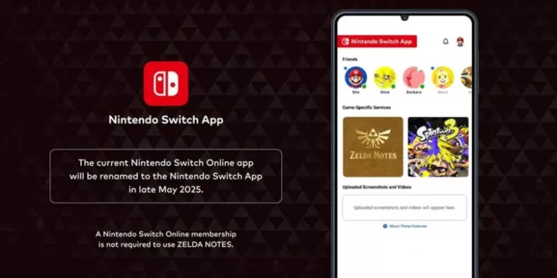 Nintendo Switch ve Mobile için yeni Zelda Not Notlar Uygulamalar