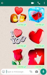 Romantic Stickers for WhatsApp スクリーンショット 0