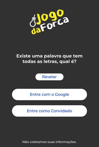 Jogo da Forca Captura de tela 1