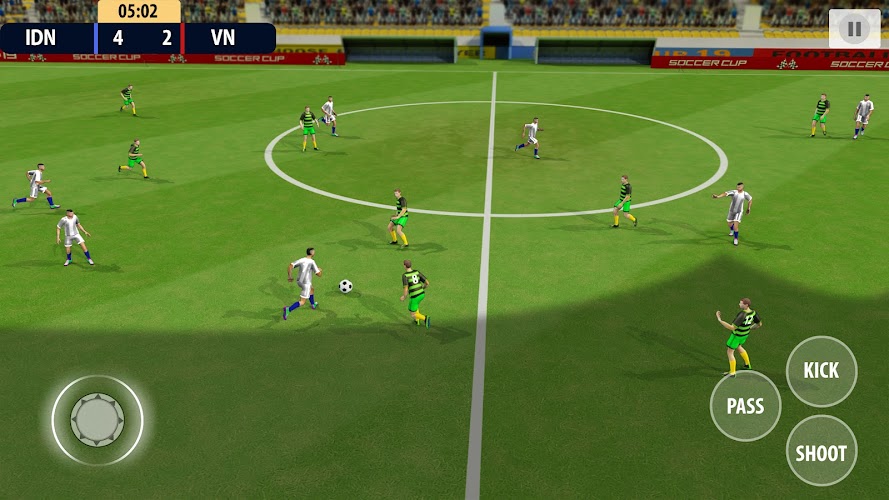 Soccer Hero: Football Game Captura de pantalla 1