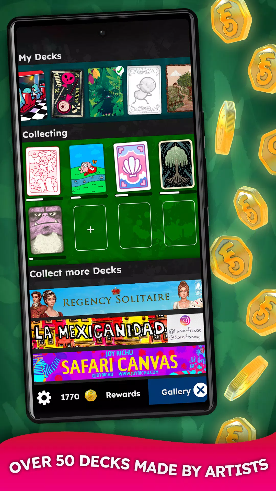 FLICK SOLITAIRE - Cozy Cards Скриншот 3