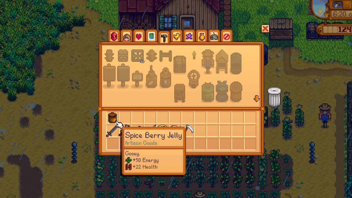 Stardew Valley: ricetta di gelatina di bacche di spezia