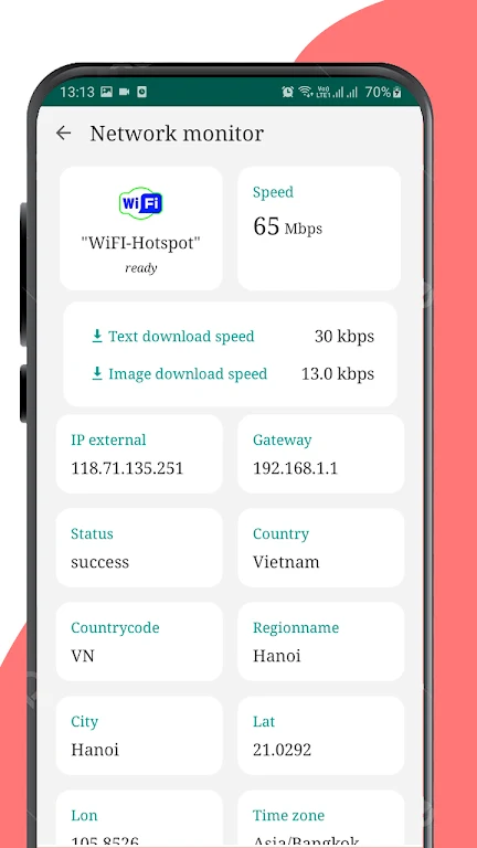 WiFi, 5G, 4G, 3G H+ speed test应用截图第1张