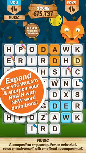 Words with Foxy Capture d'écran 1