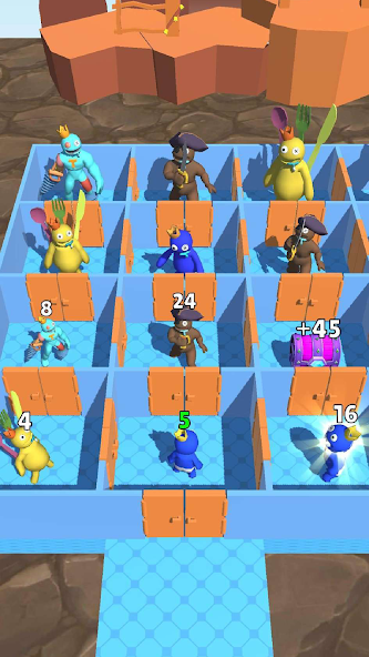 Rainbow Monster - Room Maze Mod 스크린샷 3