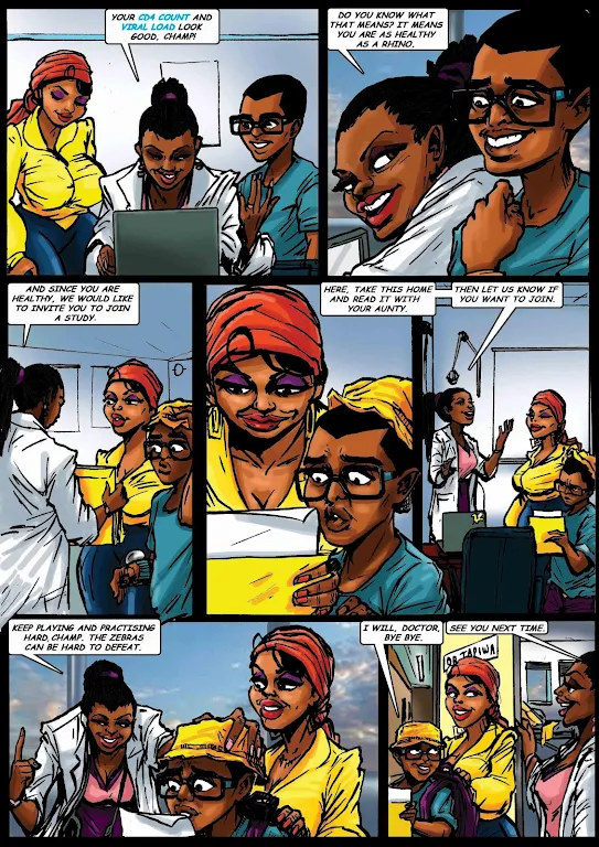 Botswana Baylor Comic Book Setswana Zrzut ekranu 2